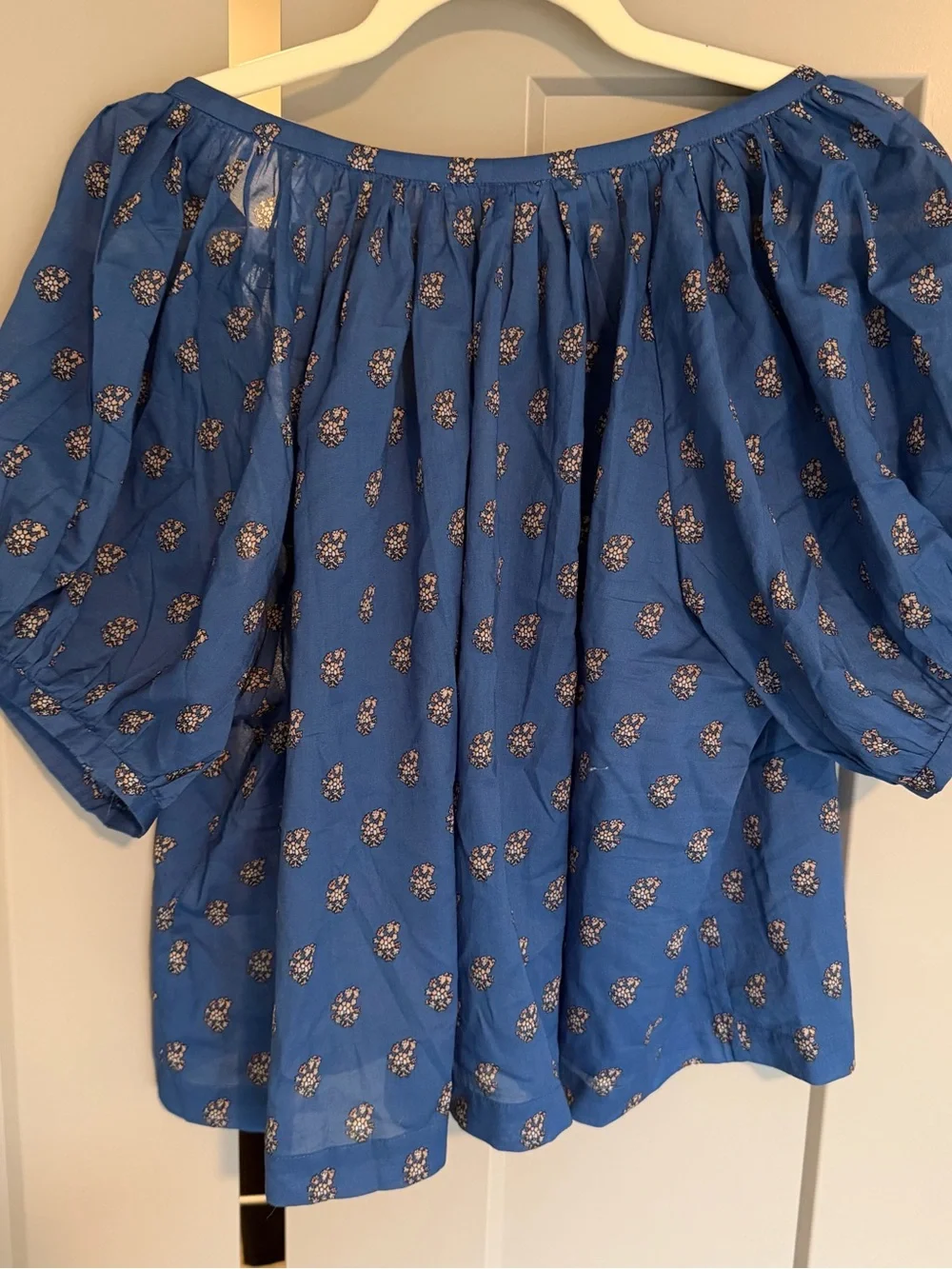 Doen June top - Eartha Paisley Blue